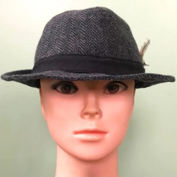 Juicy Couture Grey and Black Fedora NWT